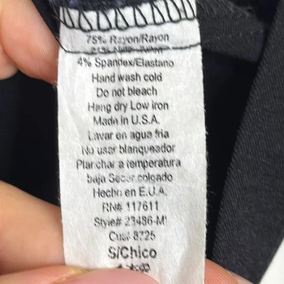 Papaya Black Mini Pencil Skirt for Work - Picture 3 of 5